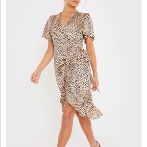 Leopard Wrap dress